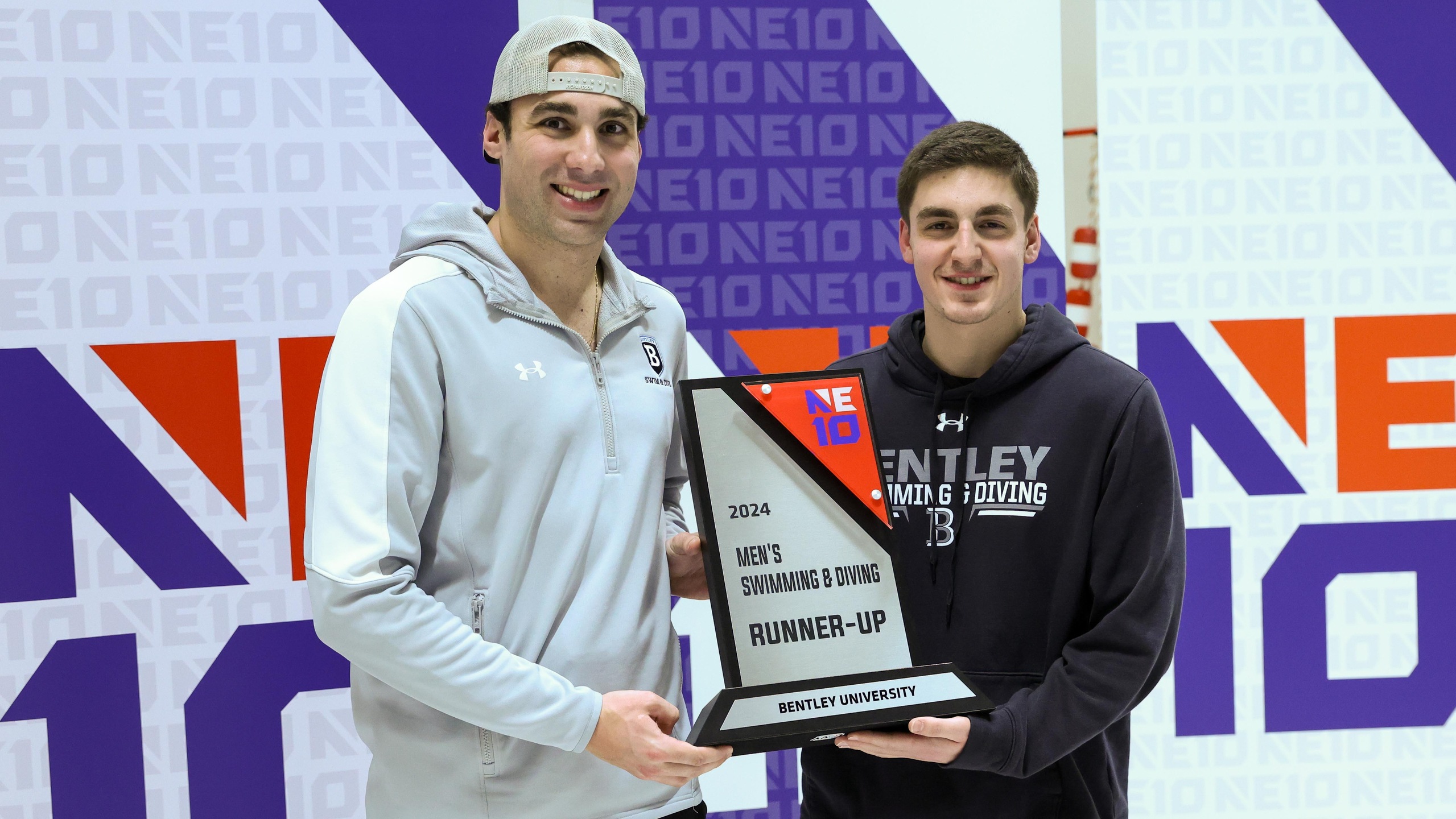 Matjucha and 400 Free Relay Win Medals as Bentley Finishes in Second at NE10 Championships