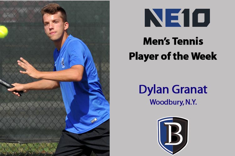 Granat Claims Northeast-10 Player of the Week Award