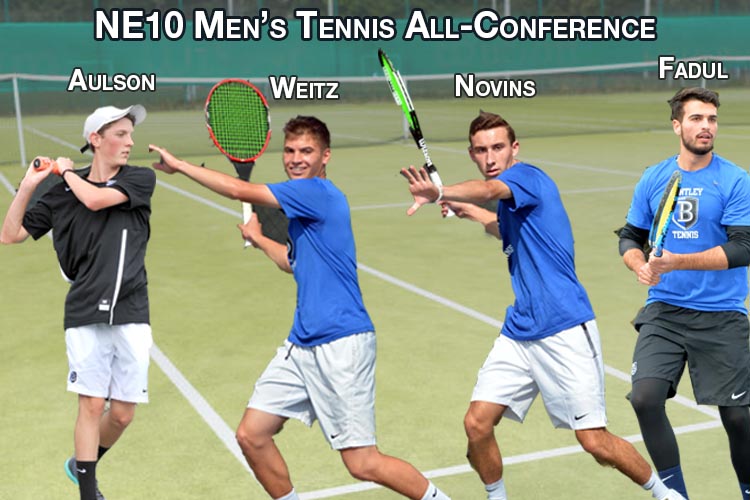 Four Bentley Players Earn Men’s Tennis All-Conference Honors