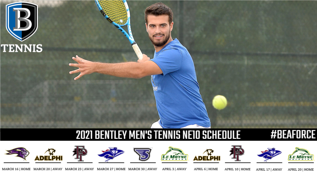 Bentley Men’s Tennis NE10 Schedule Released