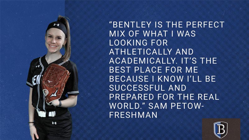 Getting to Know...Bentley Softball's Sam Petow