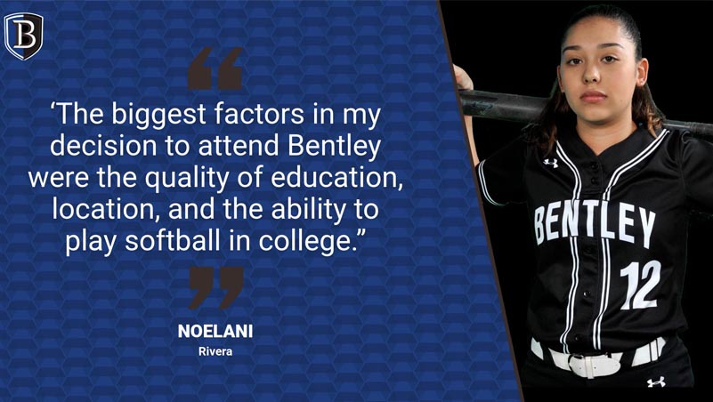 Getting to Know...Bentley Softball's Noelani Rivera