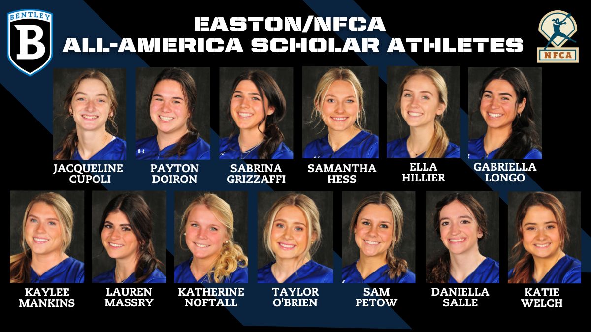Bentley placed 13 on the Easton/NFCA All-America Scholar-Athlete Team