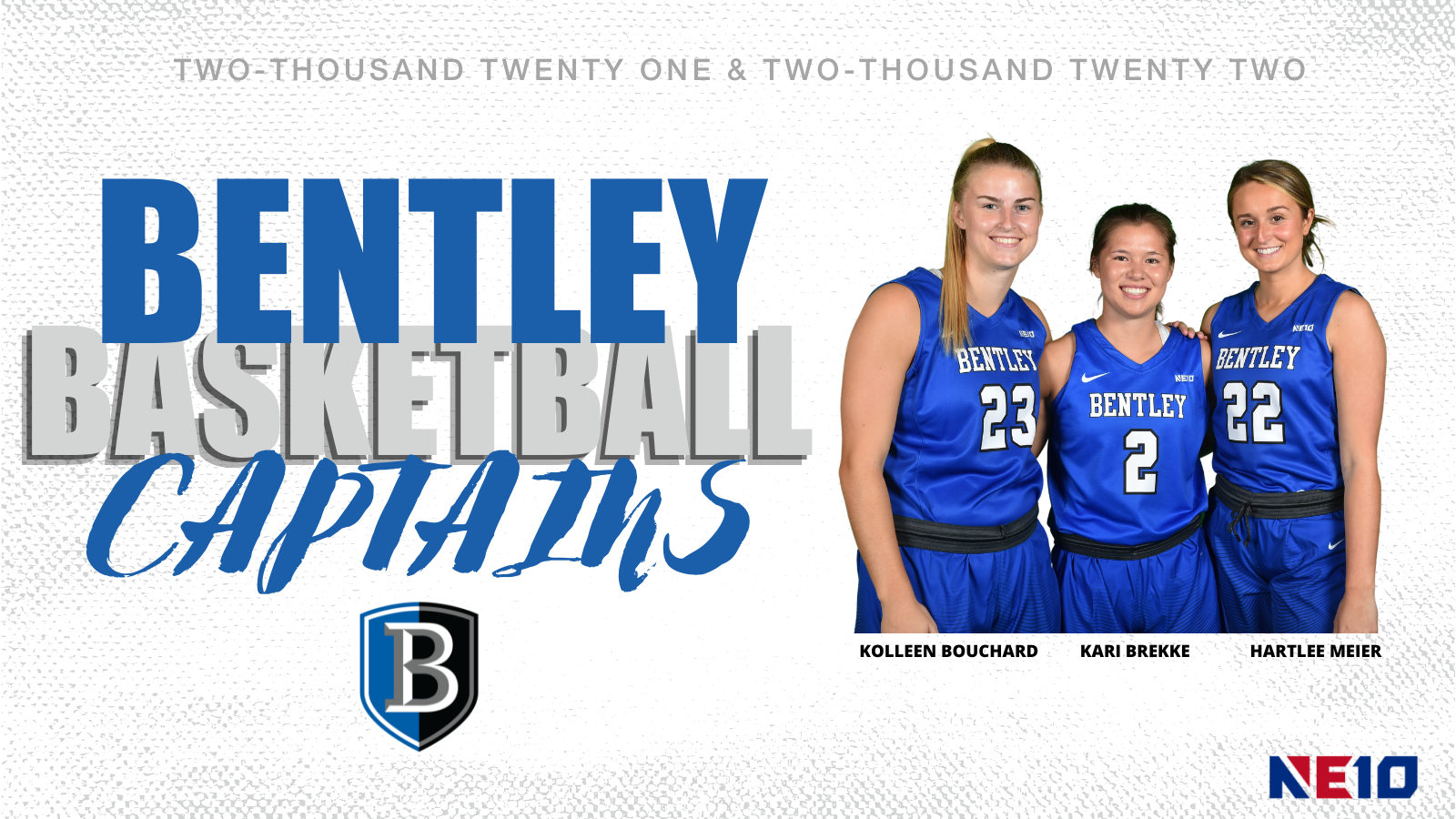 Bentley's women's basketball captains