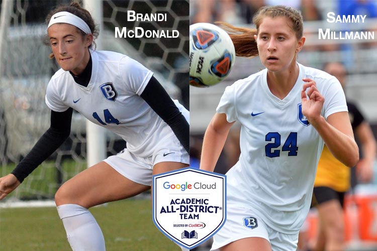 Bentley’s McDonald and Millmann Voted to CoSIDA Academic All-District 1 Team