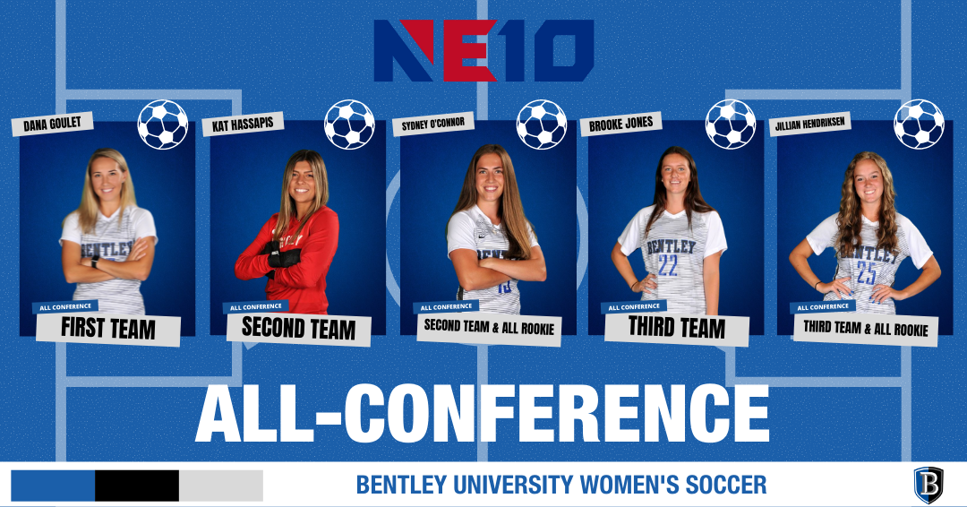 Bentley Places Five on NE10 Women’s Soccer All-Conference Teams