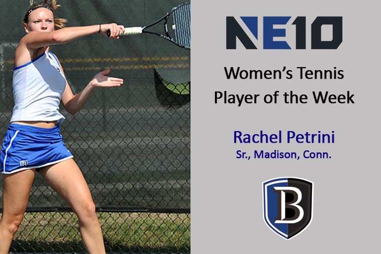 Petrini Named Women’s Tennis Player of the Week