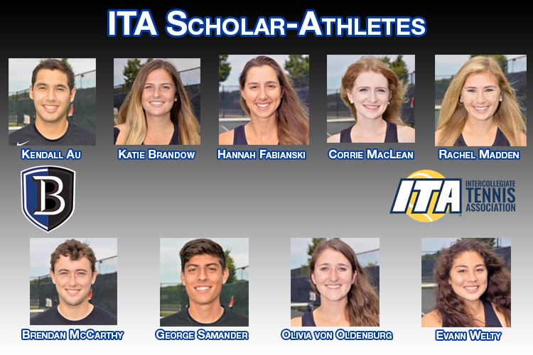 Nine Bentley Tennis Players Named an ITA Scholar-Athlete; Both Squads Earn All-Academic Team Award
