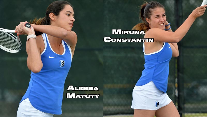 Matuty and Constantin Claim NE10 Women’s Tennis Weekly Awards