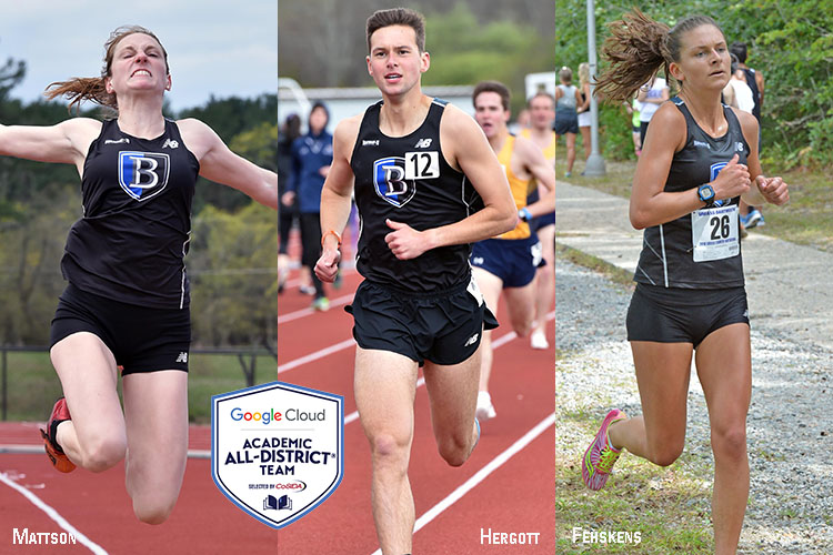 Three Bentley Track Athletes Selected for Google Cloud Academic All-District Honors