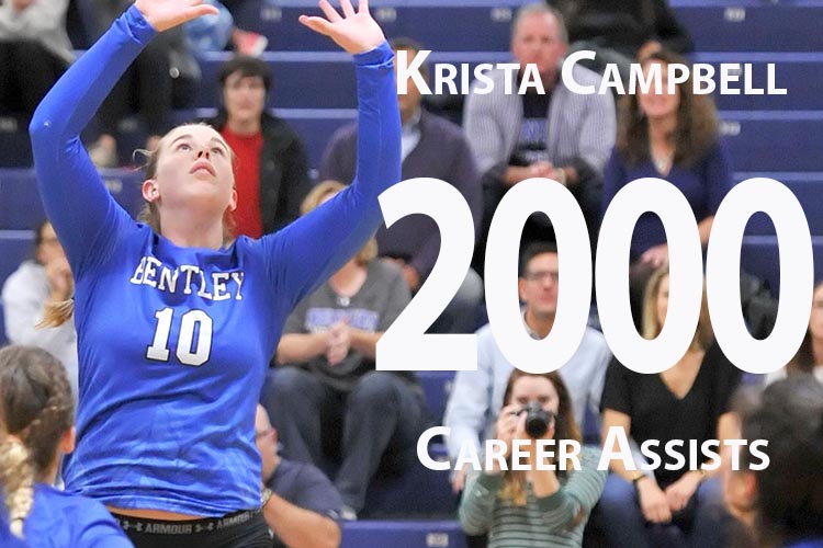 Krista Campbell eclipsed the 2,000 career assist plateau